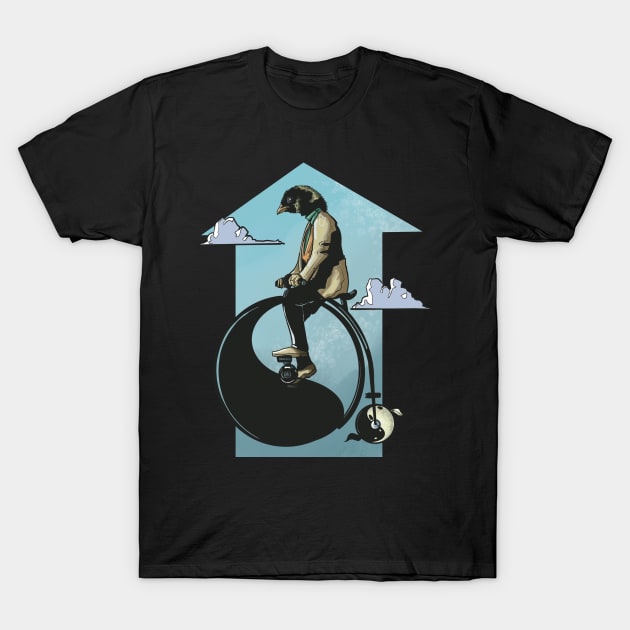 Penny Farthing Elevate T-Shirt by Yeti Slang 